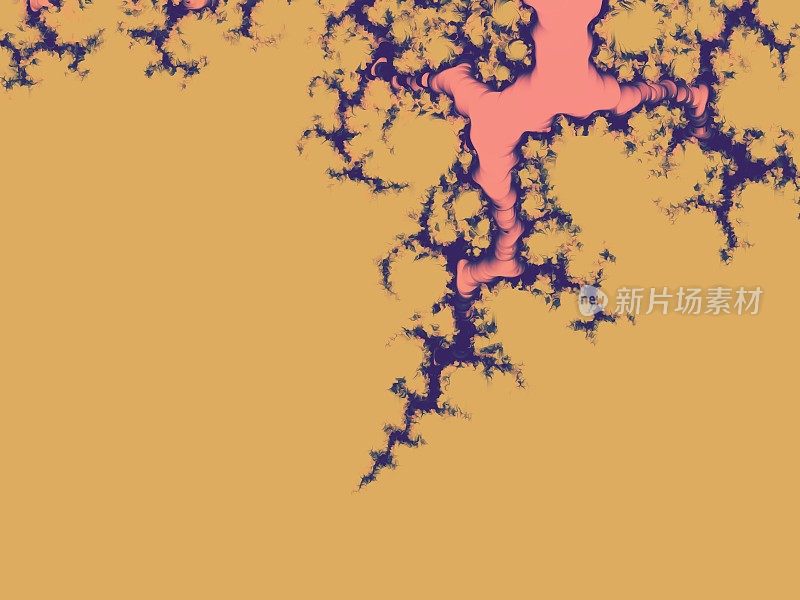 现代抽象创意分形灵感背景