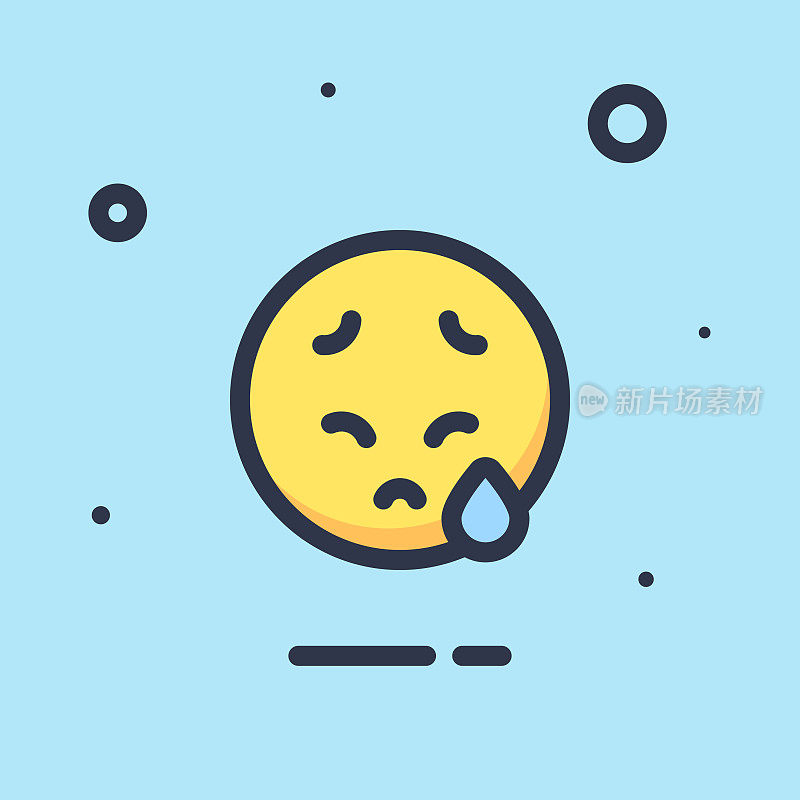 Emoticon平面设计颜色背景