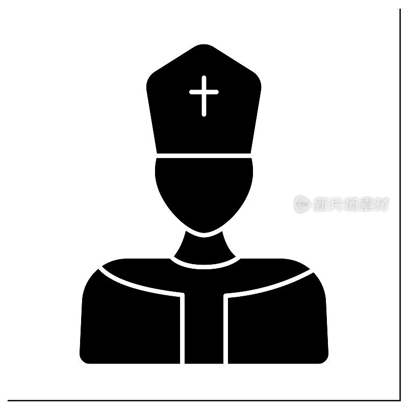 教皇字形图标