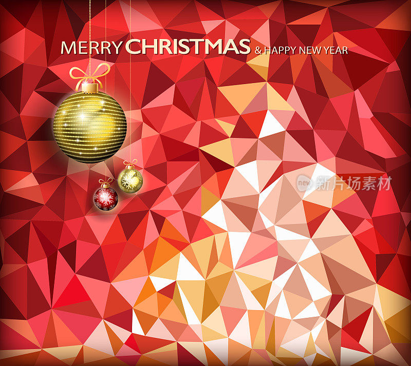 圣诞节华丽的形状