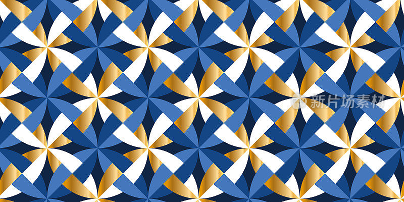 优雅复杂的几何镶嵌图案