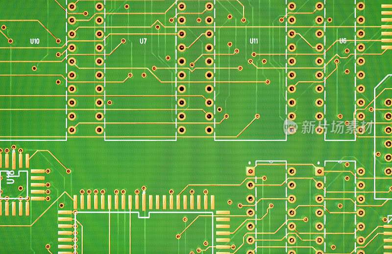 液晶显示屏上的印刷电路原图