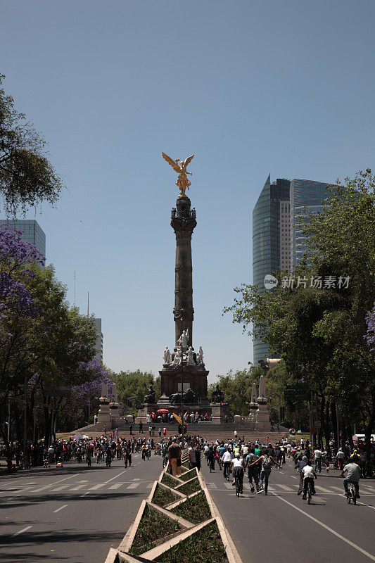 墨西哥城与天使的改革大道