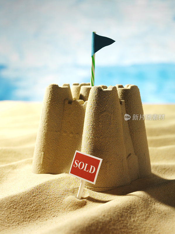 太阳海和卖沙城堡