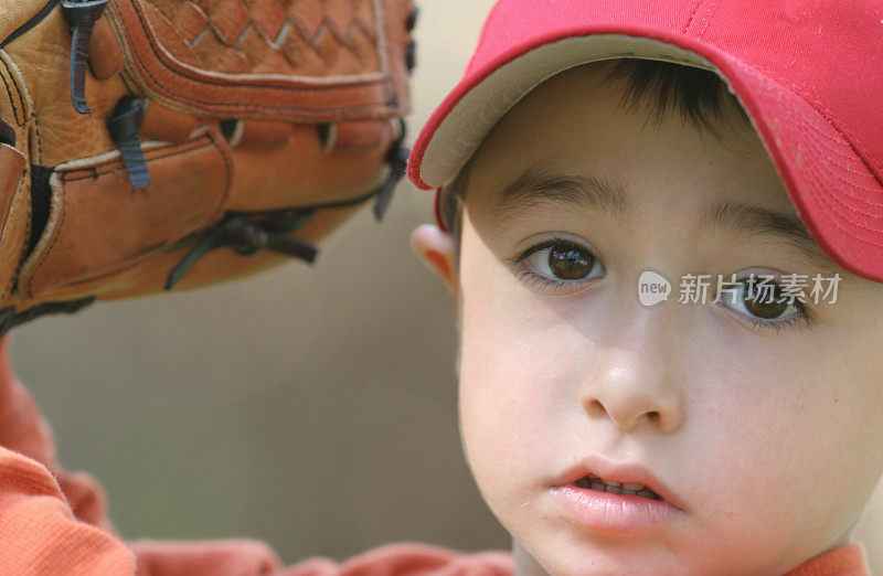 年轻的棒球运动员