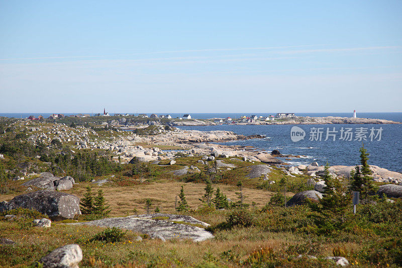 加拿大新斯科舍省佩吉斯湾的风景