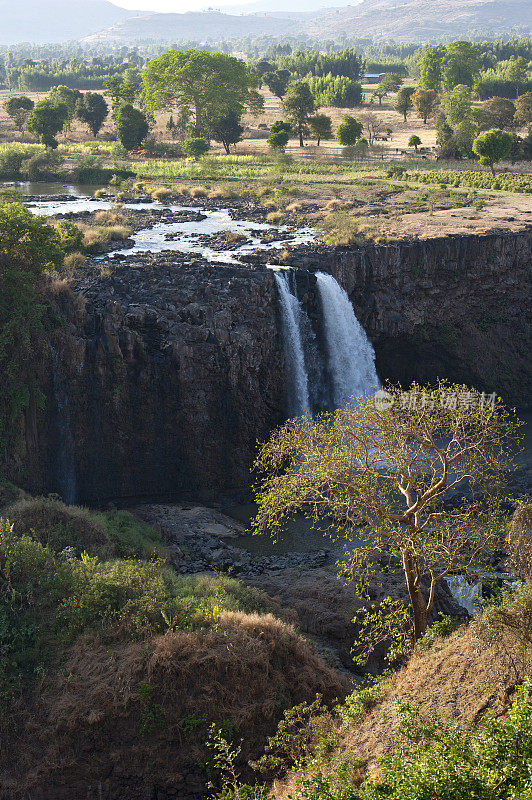 埃塞俄比亚的青尼罗河瀑布