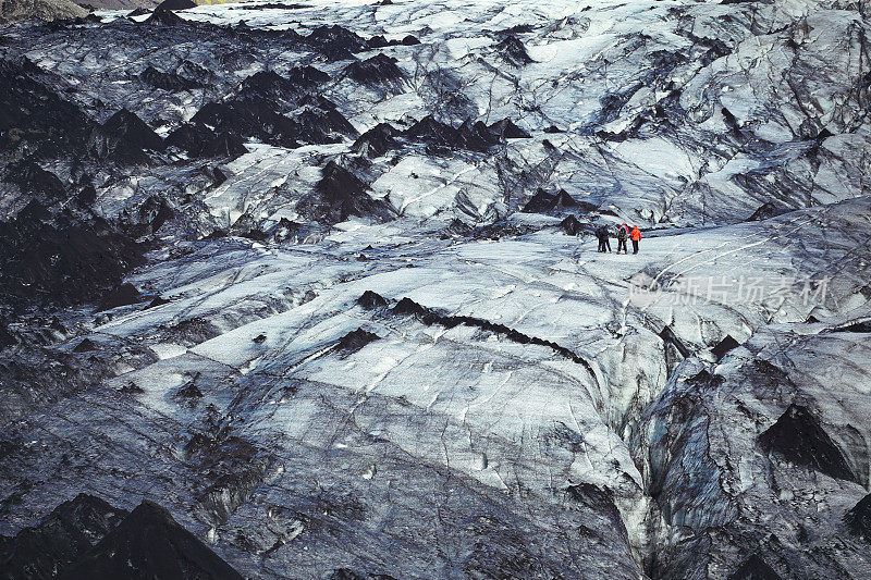 Mýrdalsjökull冰川在冰岛南部