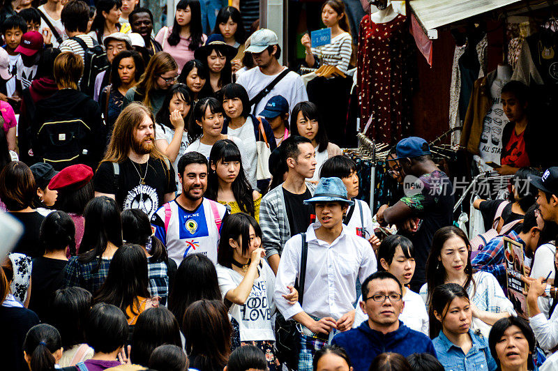 原宿青少年时尚区——日本东京