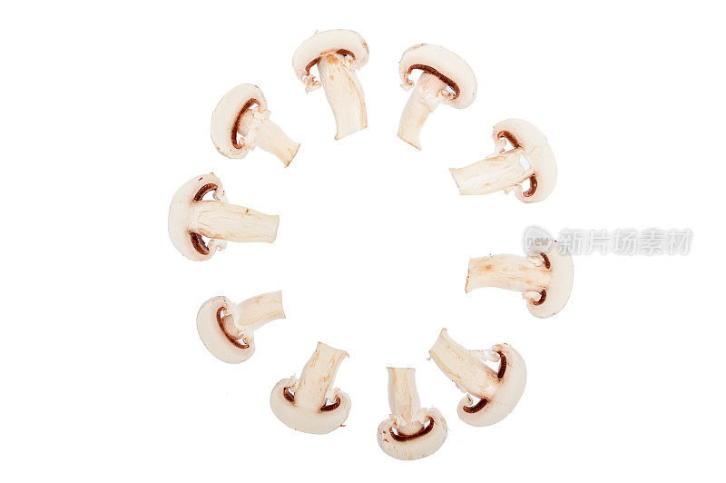 圆形蘑菇片