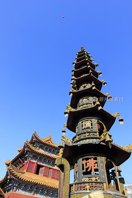 2015年2月6日，中国内蒙古呼和浩特市观音庙香炉