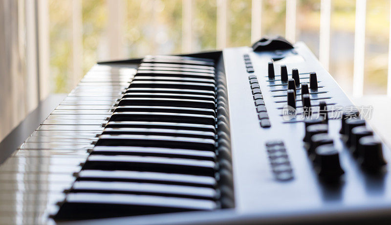 一种展示象牙键的键盘乐器。