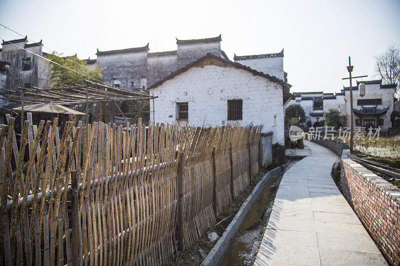 围墙,思溪延村,婺源,江西省,中国