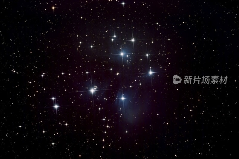 昴宿星团和星云