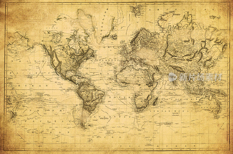 1831年的世界地图