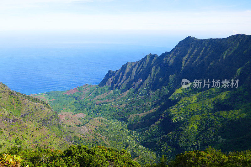 威美亚峡谷，考艾岛，美国夏威夷