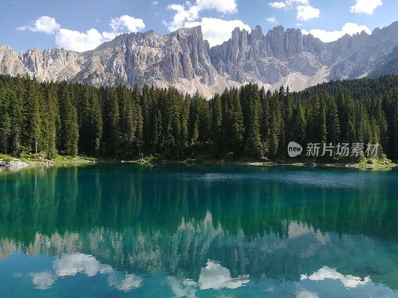 意大利dolomiti湖