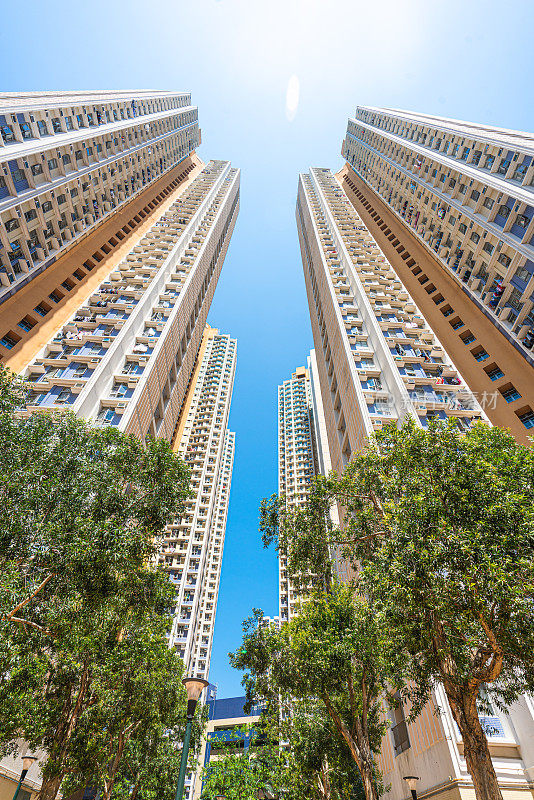 香港拥挤的房屋