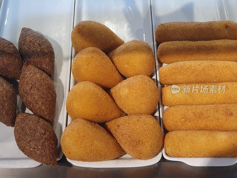 巴西简易面包店出售的零食