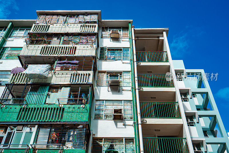 香港观塘旧公共住宅大厦