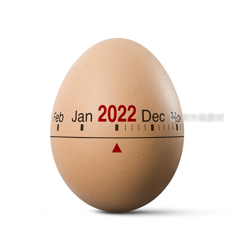 新2022年。煮蛋计时器。