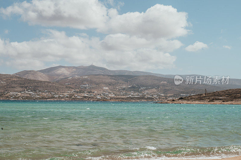 希腊群岛的海景