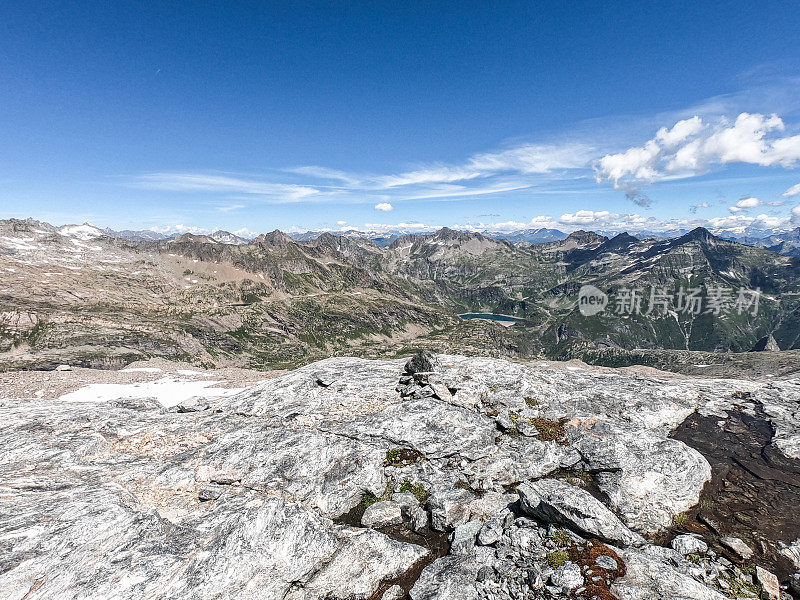 阿尔卑斯山风景在瑞士阿尔卑斯山