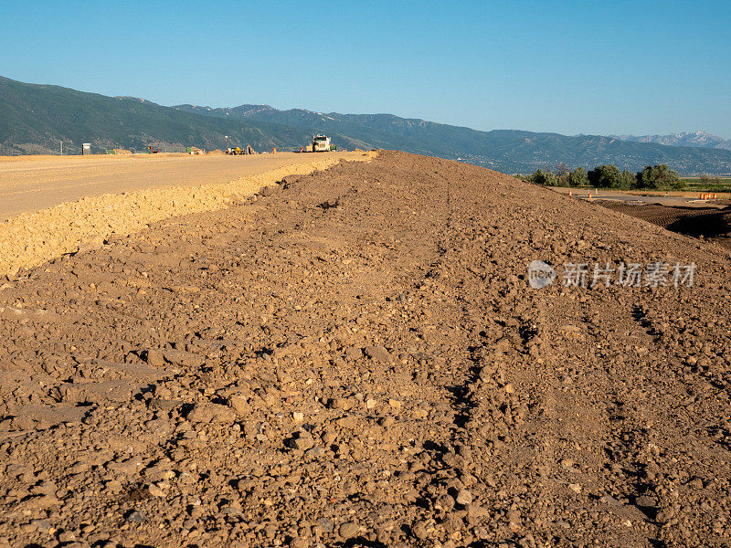 高速公路建设项目。Kaysville,犹他州。