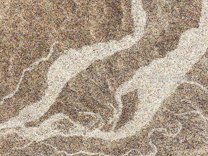 沙子中的抽象图案