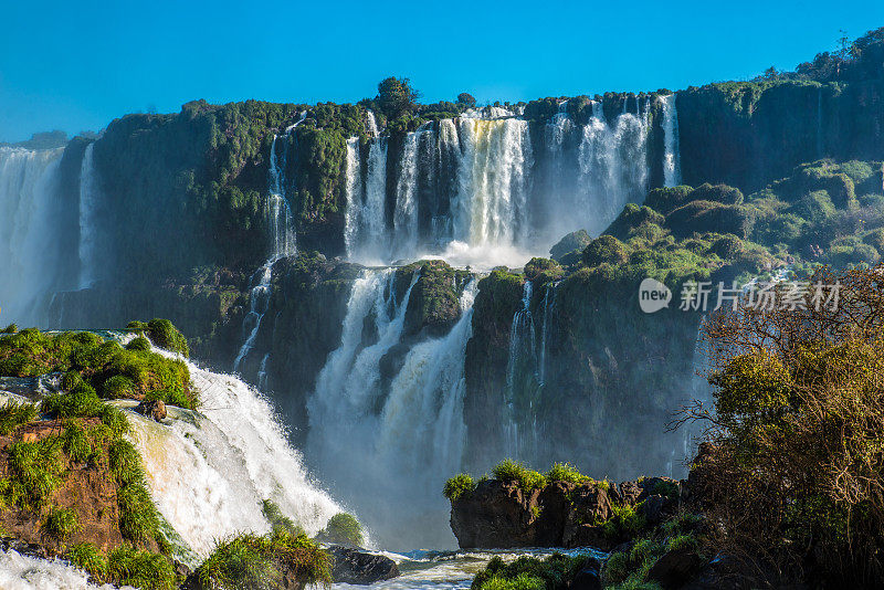 Iguacu水瀑布