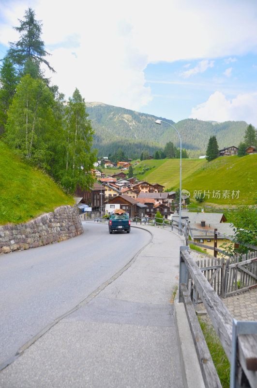 瑞士达沃斯美景