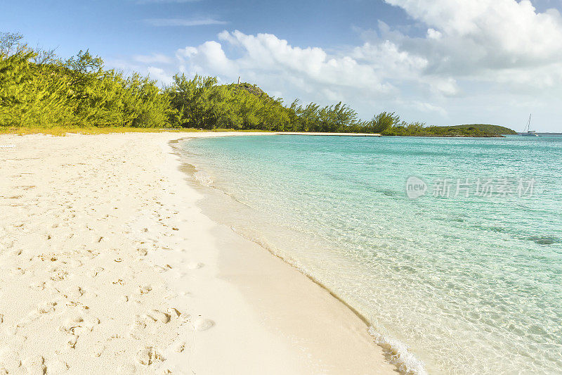 加勒比海景观-放养岛-巴哈马