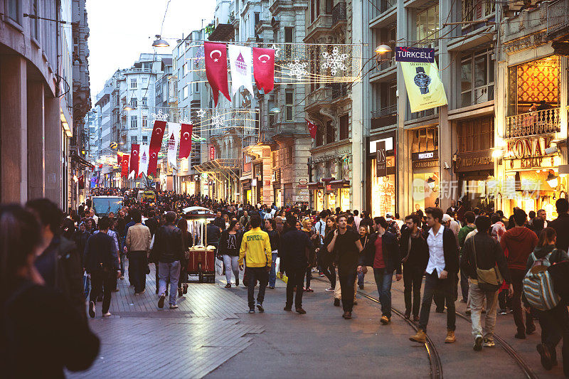 Istiklal街,伊斯坦布尔