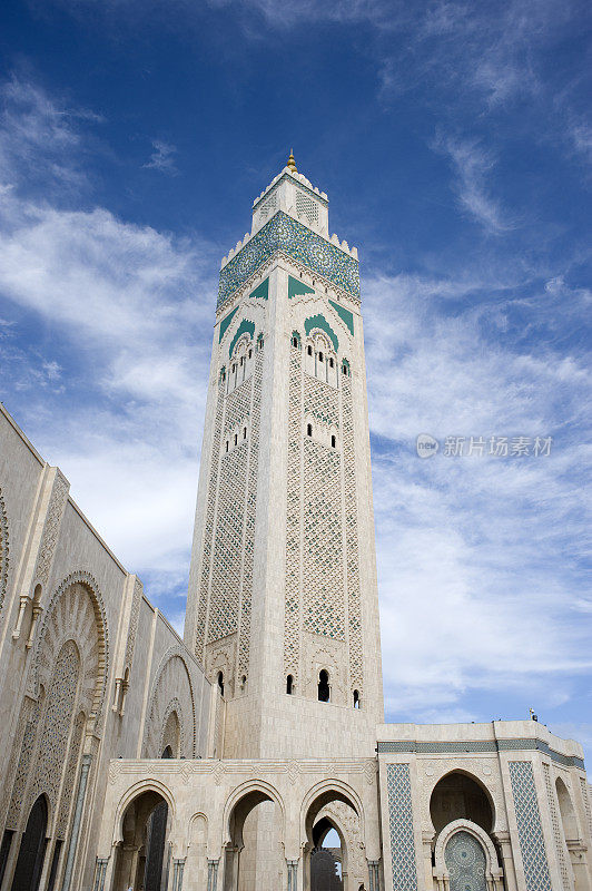 摩洛哥卡萨布兰卡的哈桑二世清真寺