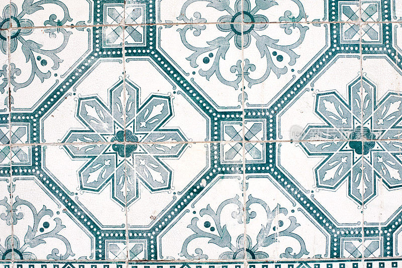 Azulejos，典型的里斯本瓷砖
