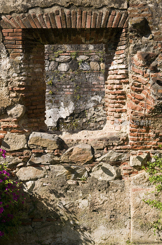 安提瓜岛的废墟