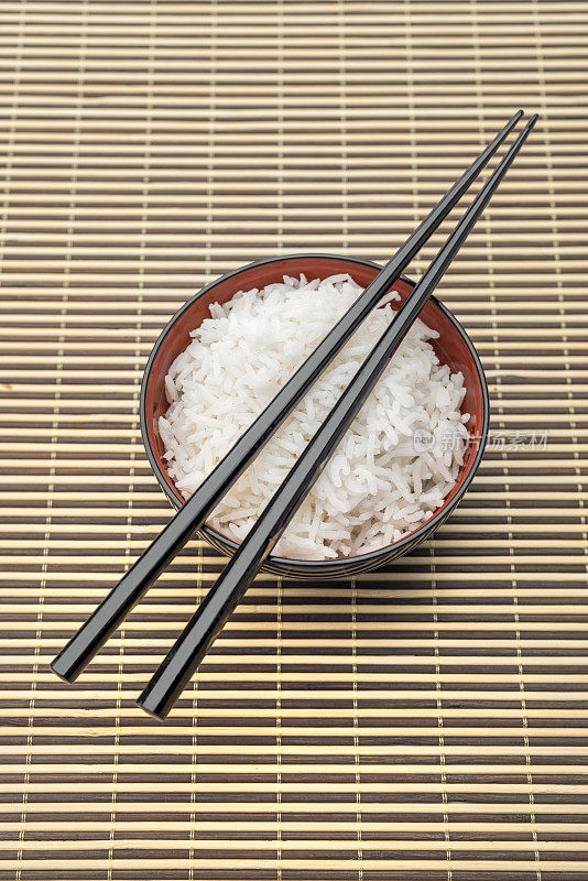 一碗米饭，亚洲菜
