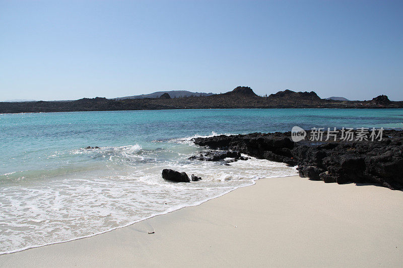 加拉帕戈斯群岛:宽边帽Chino(中国帽)岛海滩