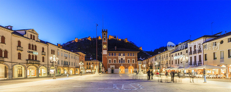 Marostica，国际象棋广场——意大利