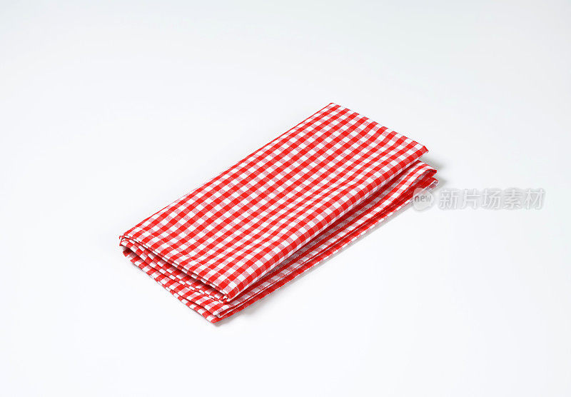 红白格子桌布