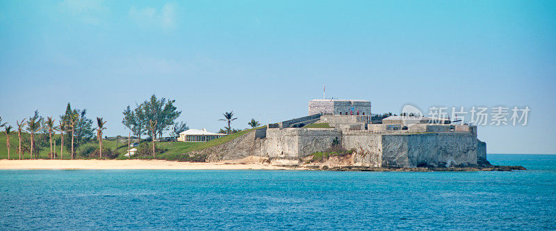 百慕大的圣乔治要塞和入口