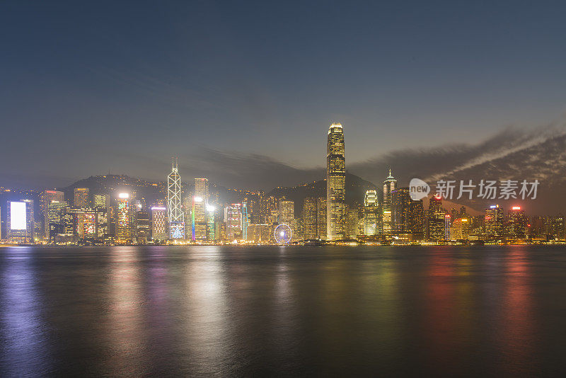 香港的暮光