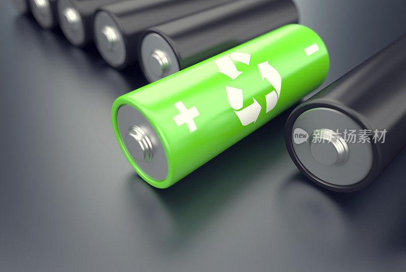 环保电池概念