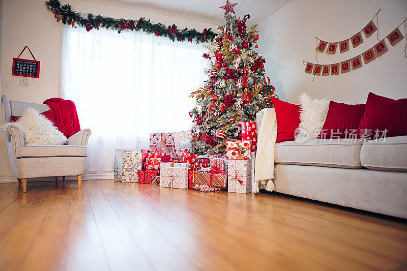 客厅圣诞装饰