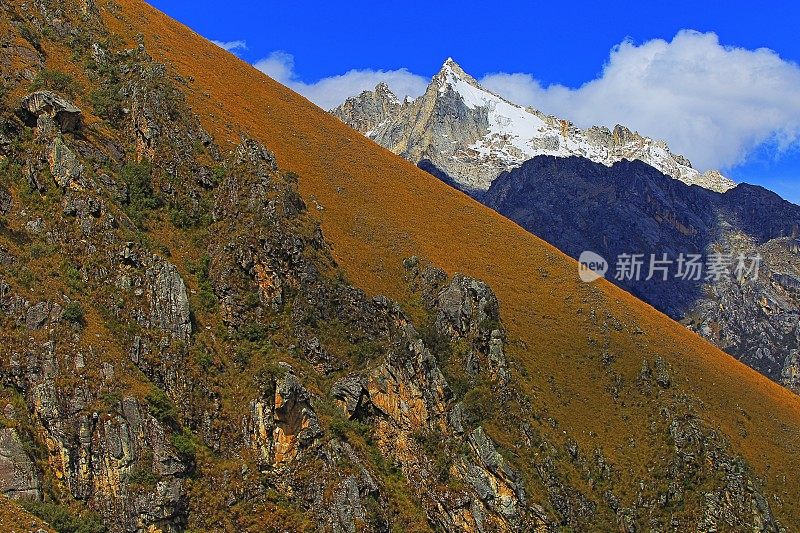 秘鲁安第斯山脉的布兰卡山脉和内格拉山脉