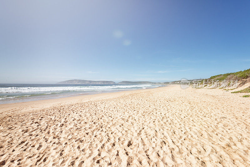 南非普拉滕贝格海滩的沙丘海滩