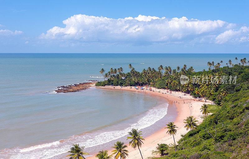 Coqueirinho海滩Paraíba州