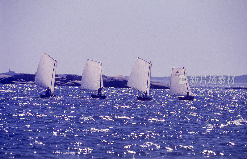 西班牙加利西亚阿勒斯地区的多纳型传统帆船