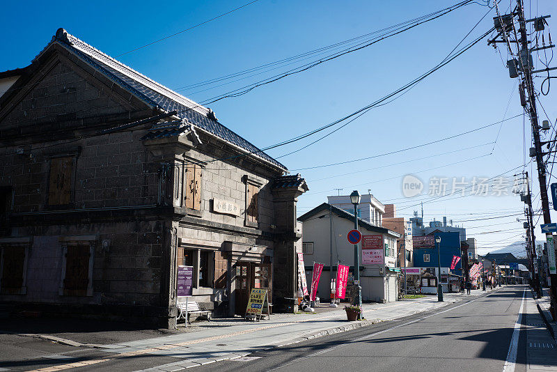 日本北海道小樽街