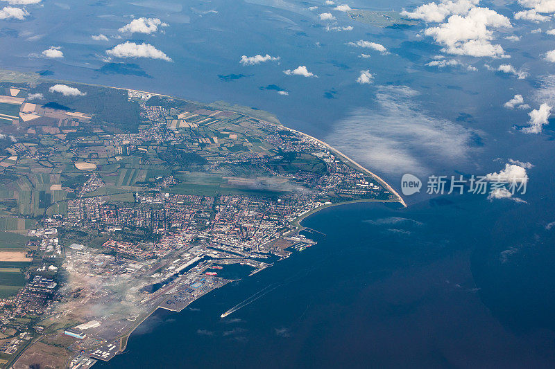 Cuxhaven鸟瞰图